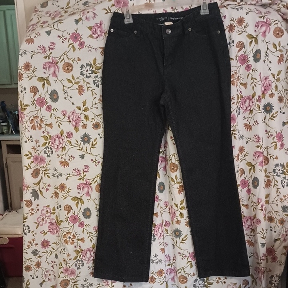 Liz Claiborne Dark Blue Slim Bootcut Jeans